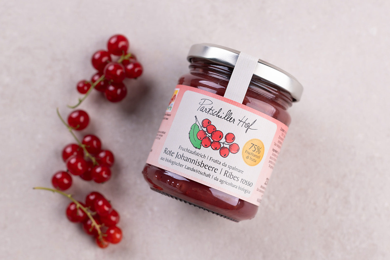 Rote Johannisbeere Bio Fruchtaufstrich 2