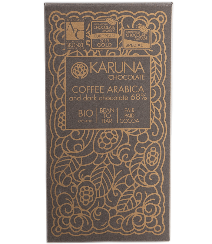 Schokolade 68 % Arabica Bio 1