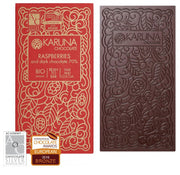 Schokolade 70 % mit Himbeere Bio 1