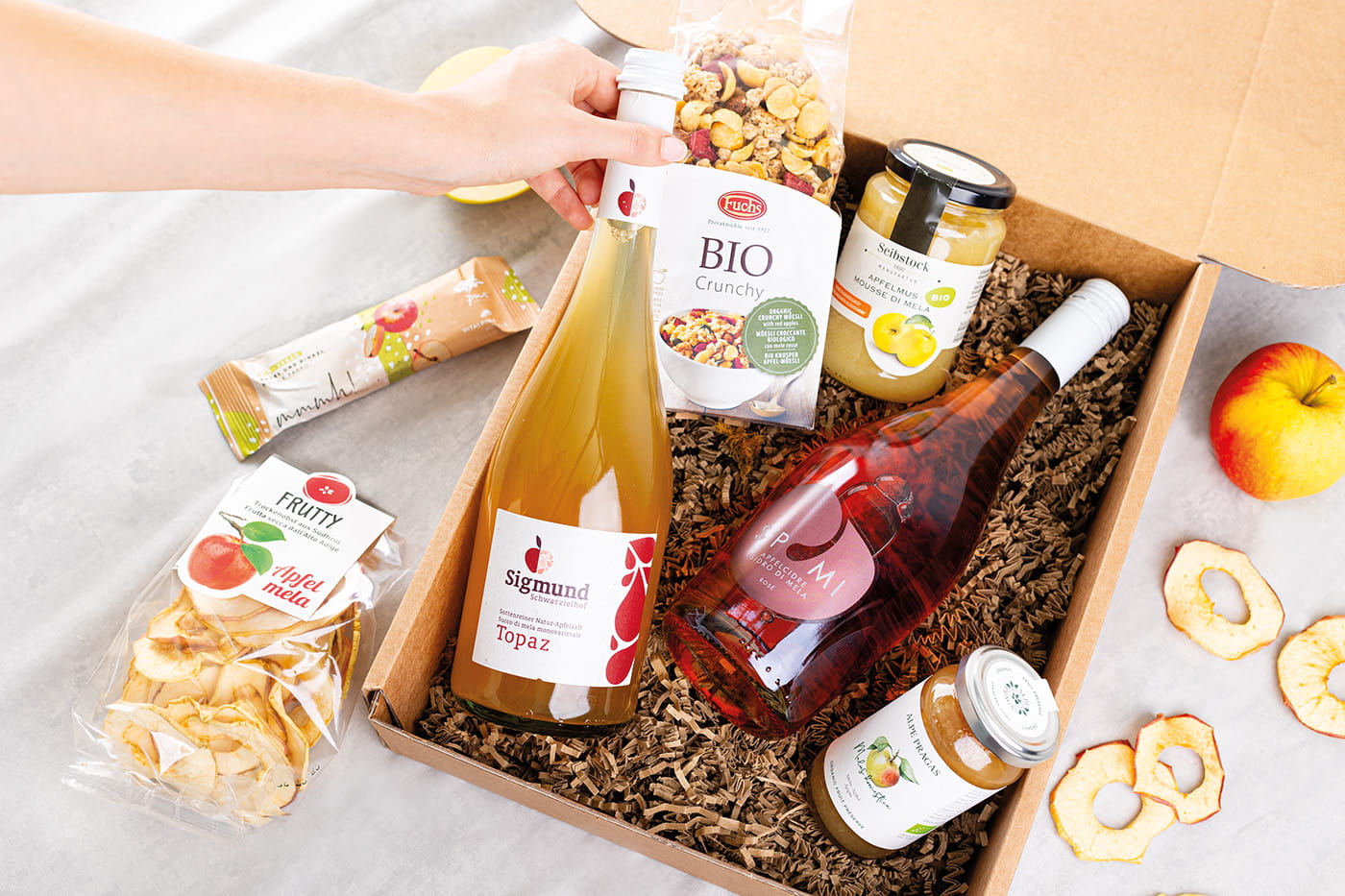 "Apfelglück" Geschenkkarton 2