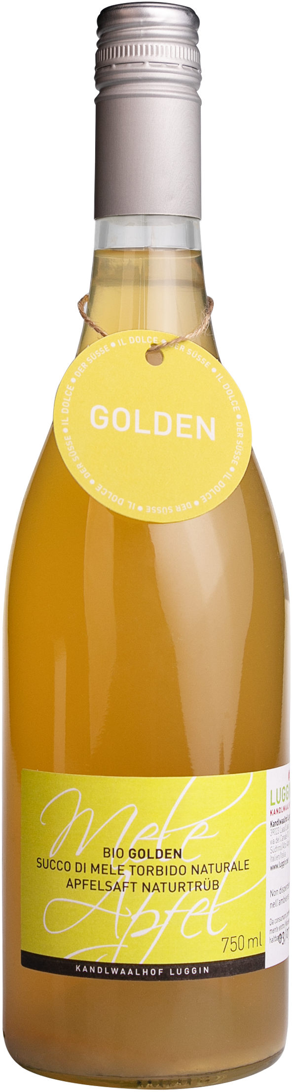 Apfelsaft Golden Delicious Bio 1