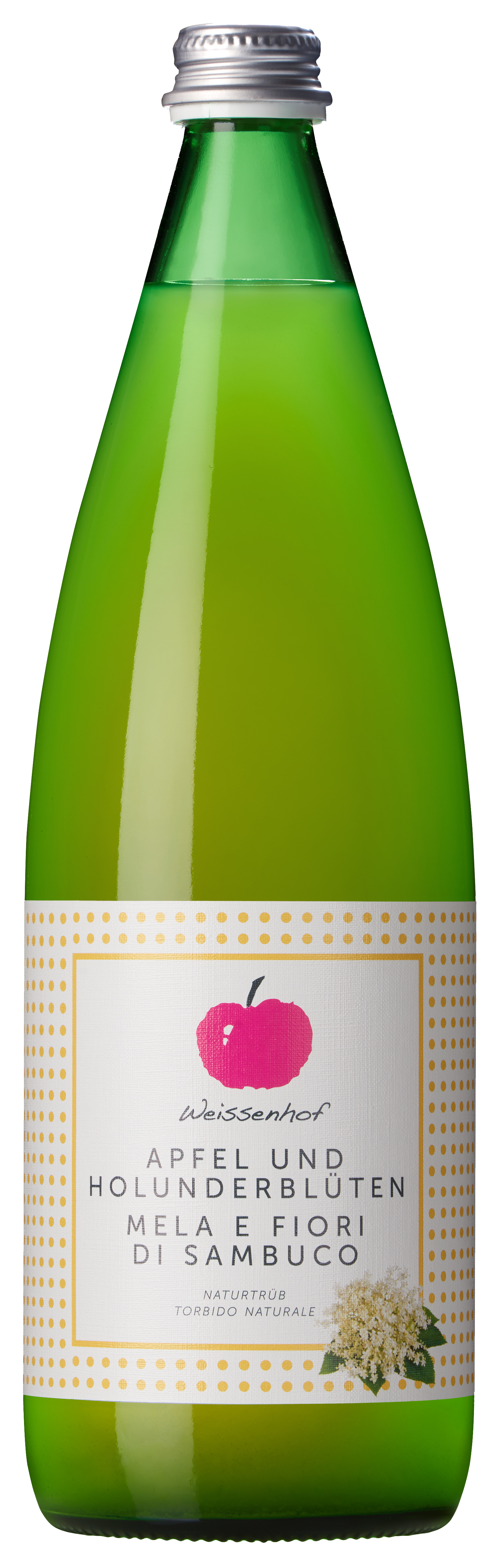 Apfelsaft naturtrüb mit Holunderblüte 1