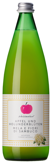 Apfelsaft naturtrüb mit Holunderblüte 1