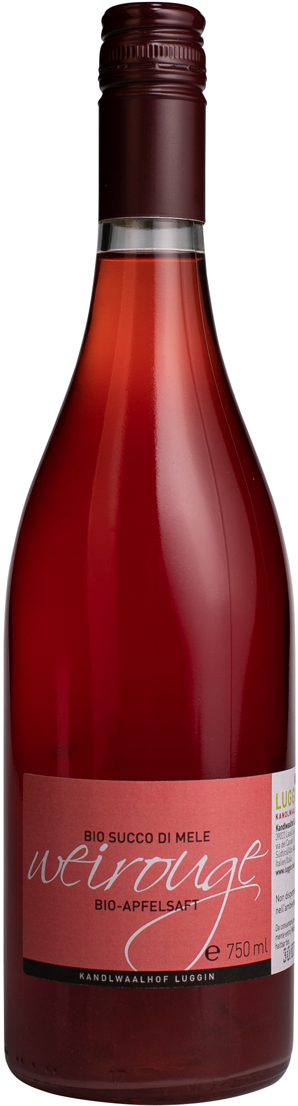 Apfelsaft Weirouge Bio 1