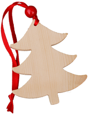 "Bäumchen" Weihnachtsanhänger aus Zirmholz 1
