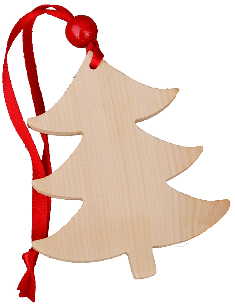 "Bäumchen" Weihnachtsanhänger aus Zirmholz 1