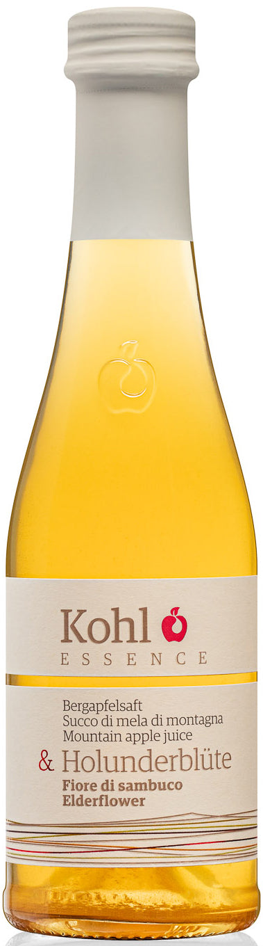 Bergapfelsaft mit Holunderblüte 1