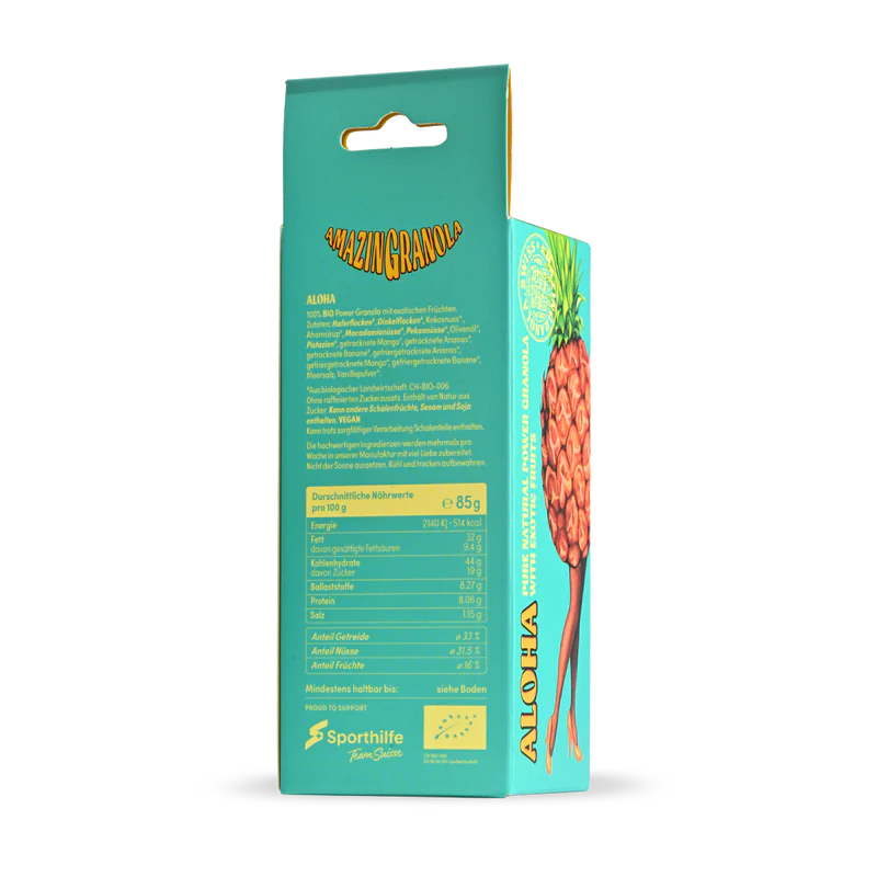 Bio AmazinGranola "aloha" sports can 4