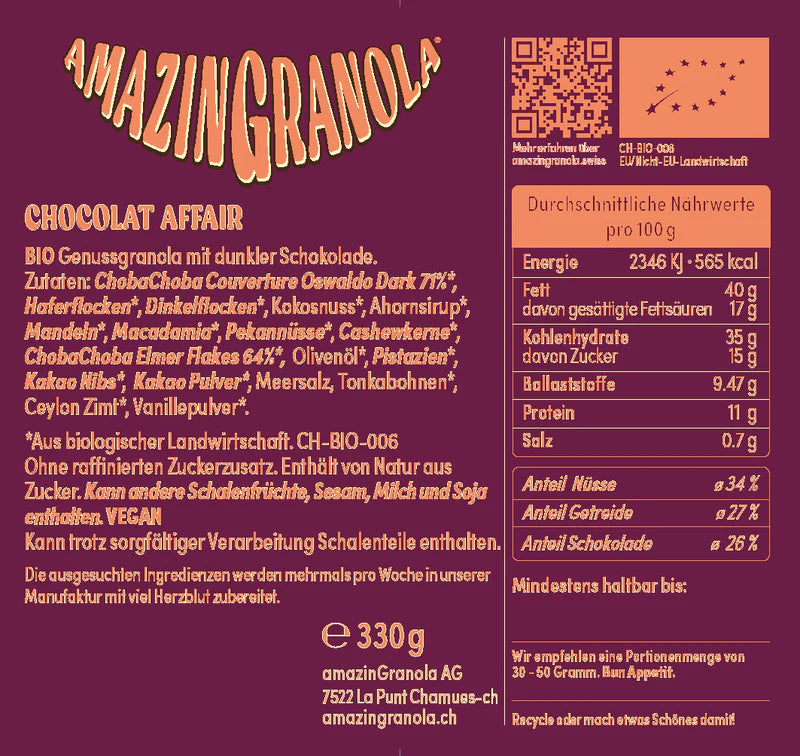 BIO AmazinGranola "Chocolat Affair" 4
