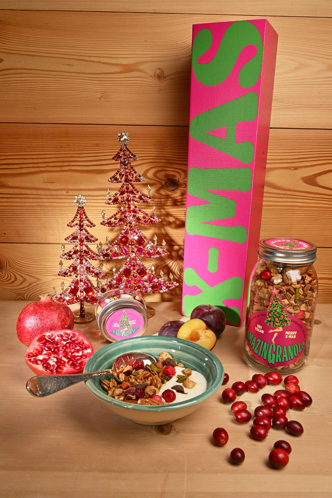BIO AMAZINGRANOLA GESCHENKBOX "MERRY X-MAS MIX" 4
