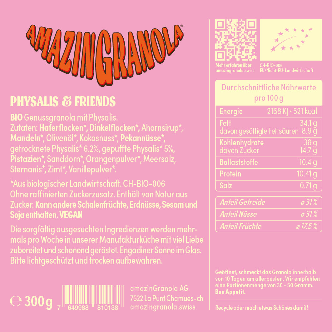 BIO AMAZINGRANOLA "PHYSALIS & FRIENDS" 4