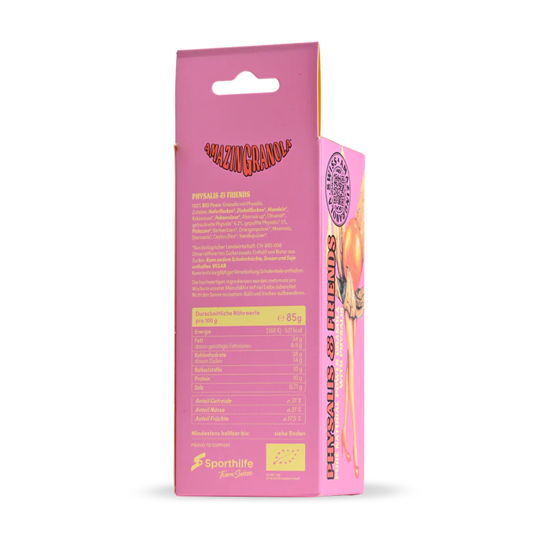 Bio AmazinGranola "physalis & friends" sports can 4