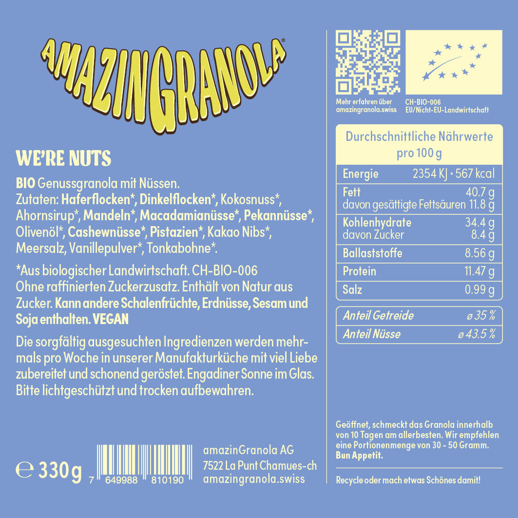 BIO AMAZINGRANOLA "WE`RE NUTS"  4