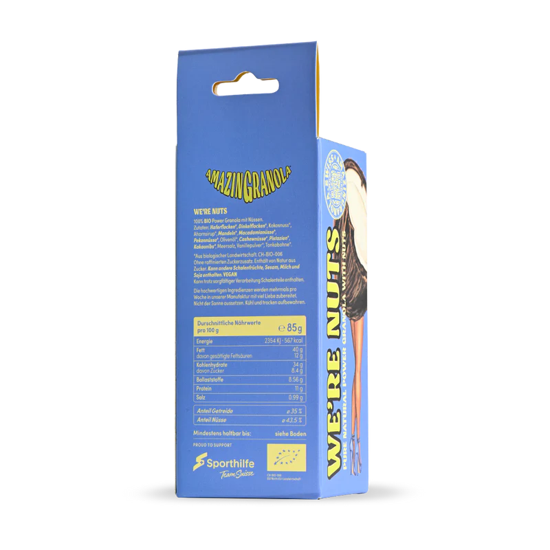 Bio AmazinGranola "we`re nuts" sports can 4