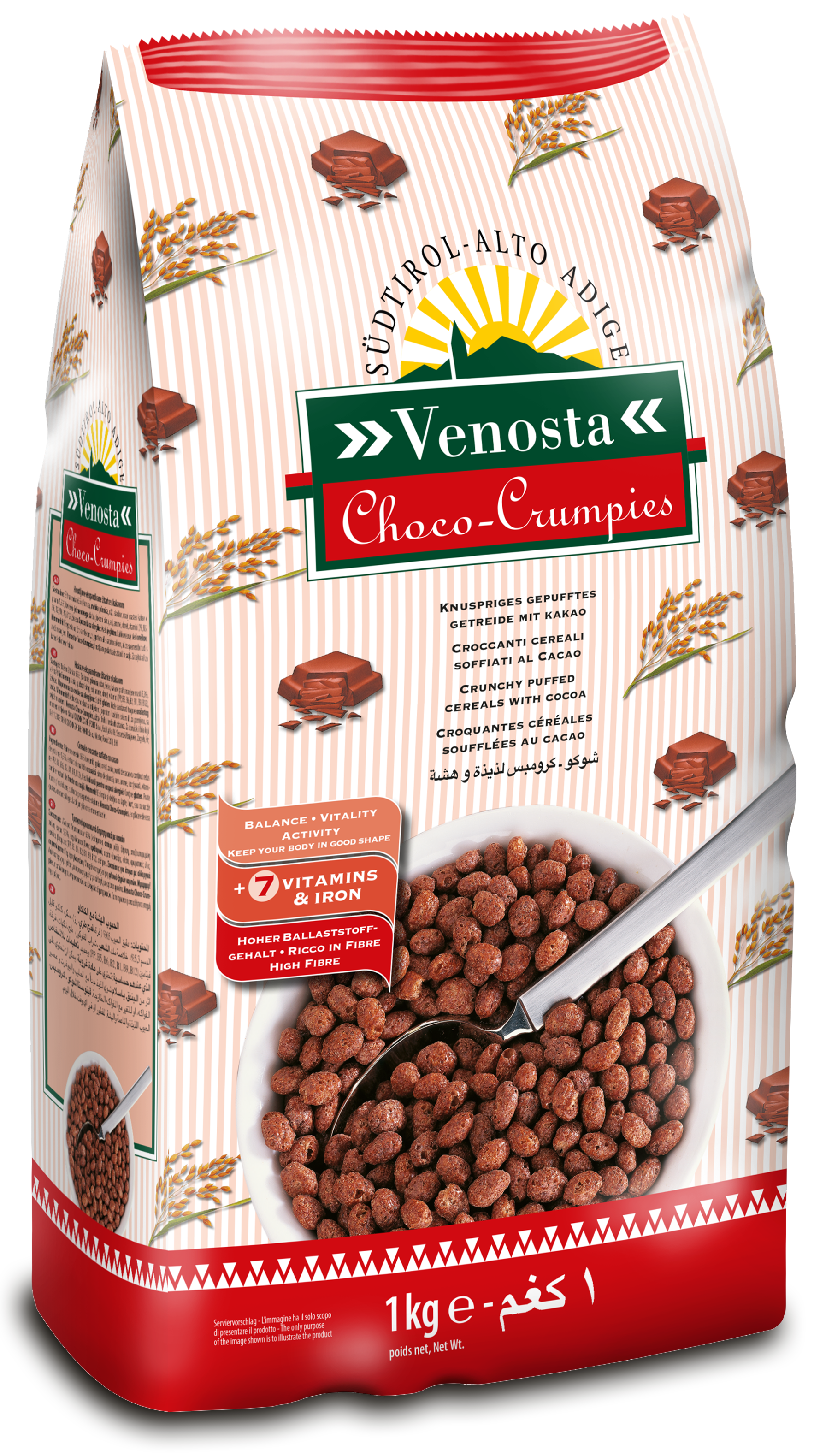 Choco Crumpies Venosta 1kg 1