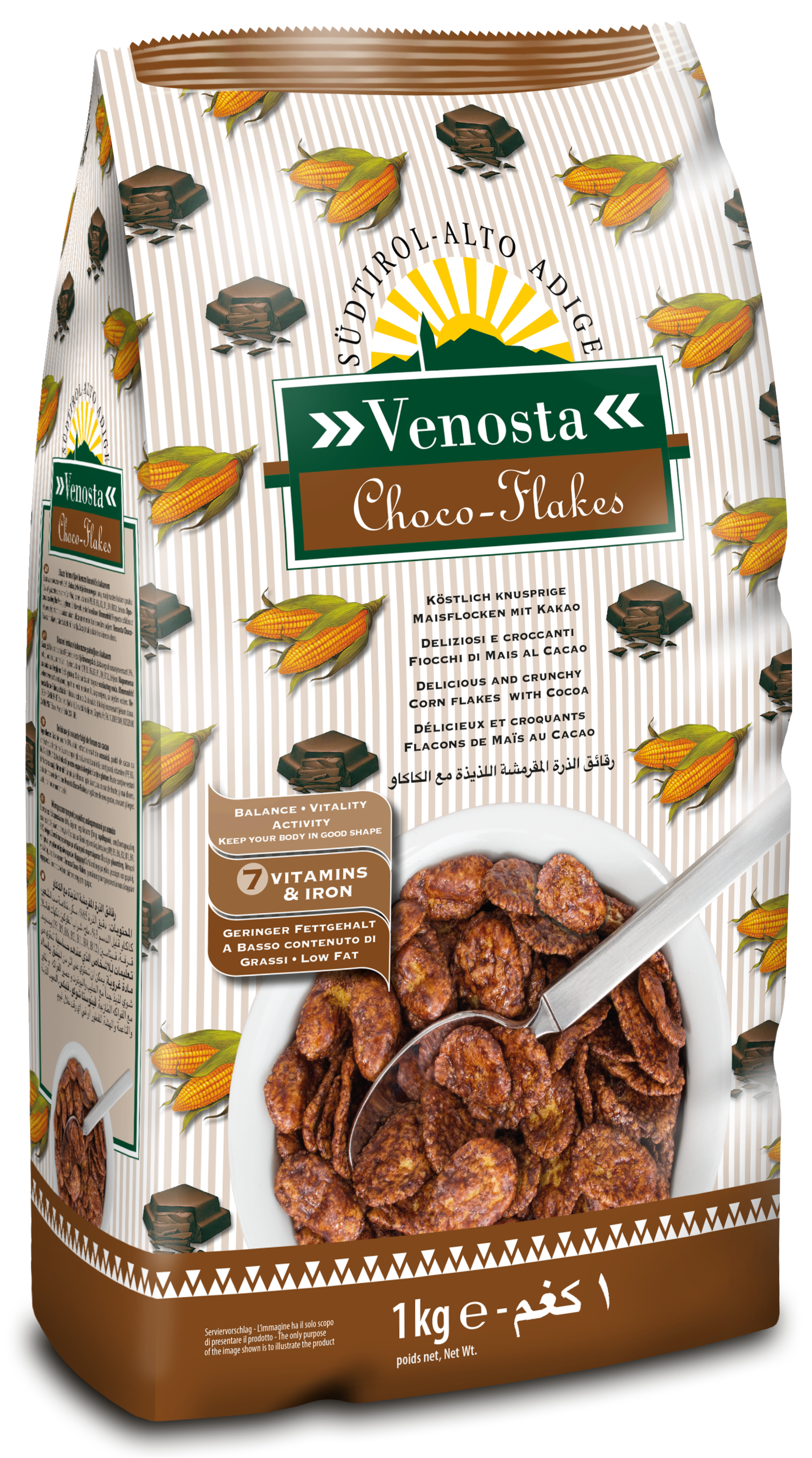 Choco Flakes Venosta 1kg 1