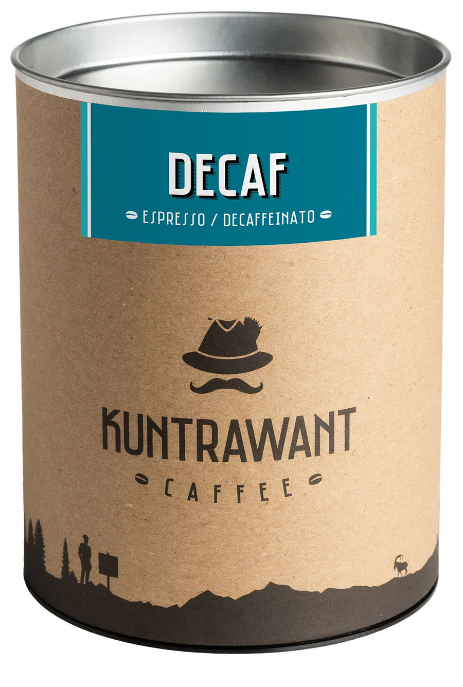 "Decaf" koffeinfrei Espresso gemahlen 1