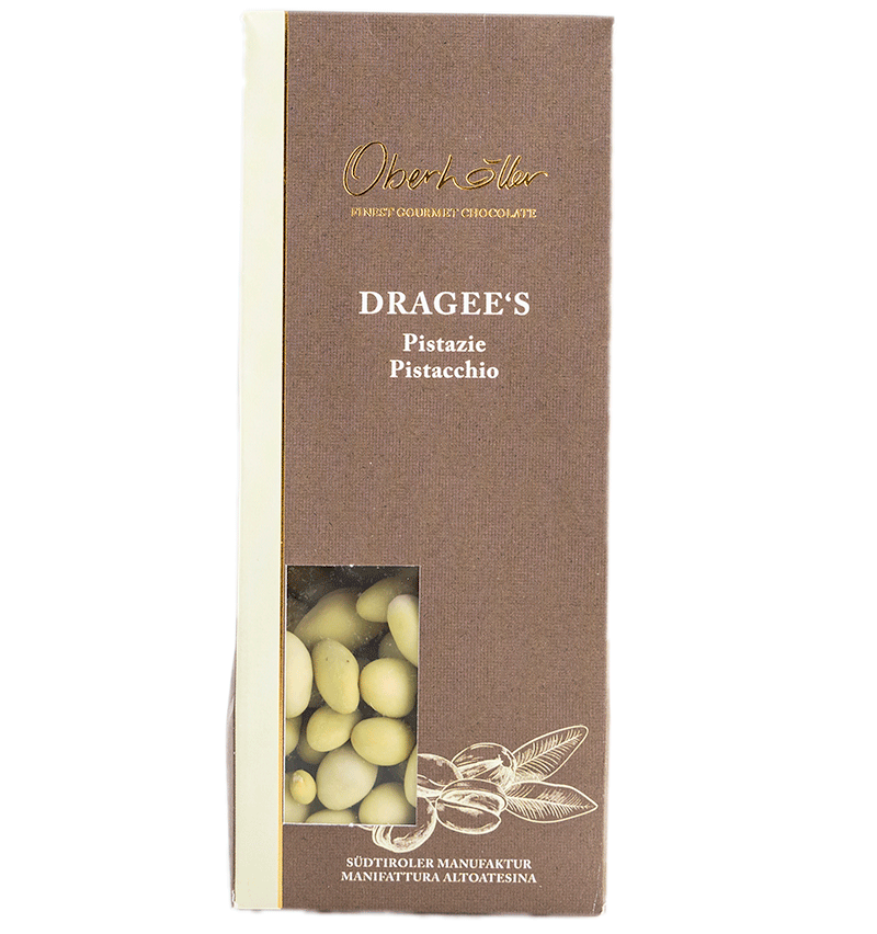 Dragees mit Pistazie und weißer Schokolade  1