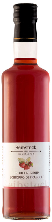 Erdbeersirup "Martelltal" Seibstock 1
