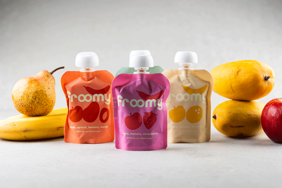 "Froomy" Apfel, Banane & Erdbeere bio 2