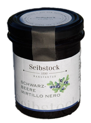 Fruchtaufstrich Schwarzbeere 72% "Seibstock" 1
