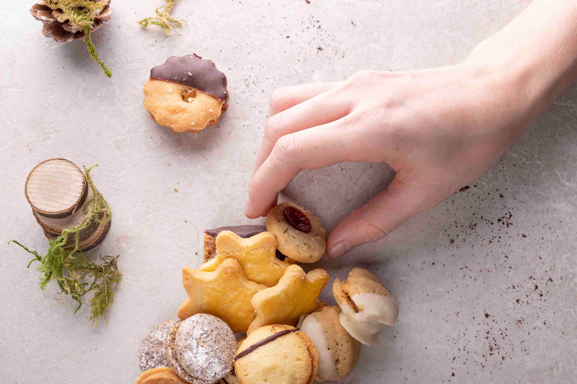 Gemischte Weihnachtskekse Bio 2