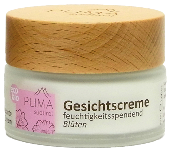 Gesichtscreme Blüten feuchtigkeitsspendend Bio 1