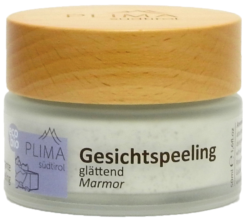 Gesichtspeeling Marmor glättend Bio 1