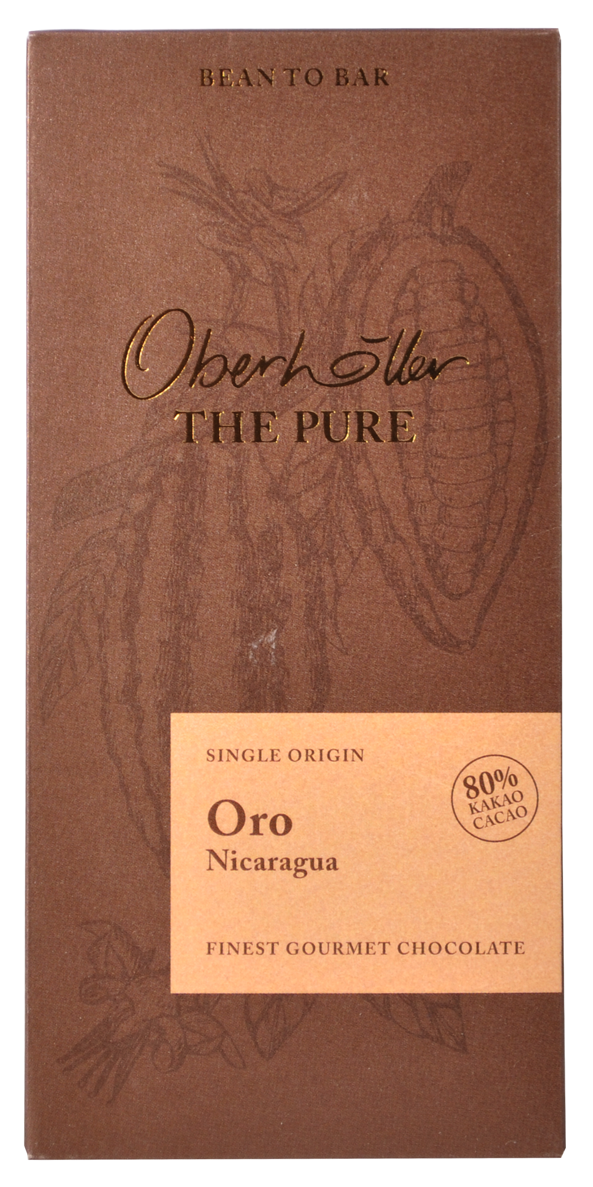 Gourmetschokolade "Oro" 80% 1