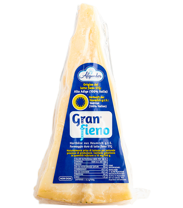 Hartkäse „GranFieno“ aus Heumilch  1