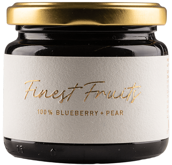 Heidelbeere und Birne „Finest Fruits“ Fruchtaufstrich 1