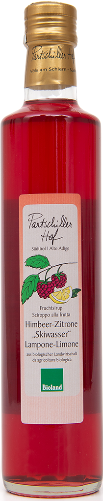 Himbeer-Zitronen-Sirup "Skiwasser" Bio 1