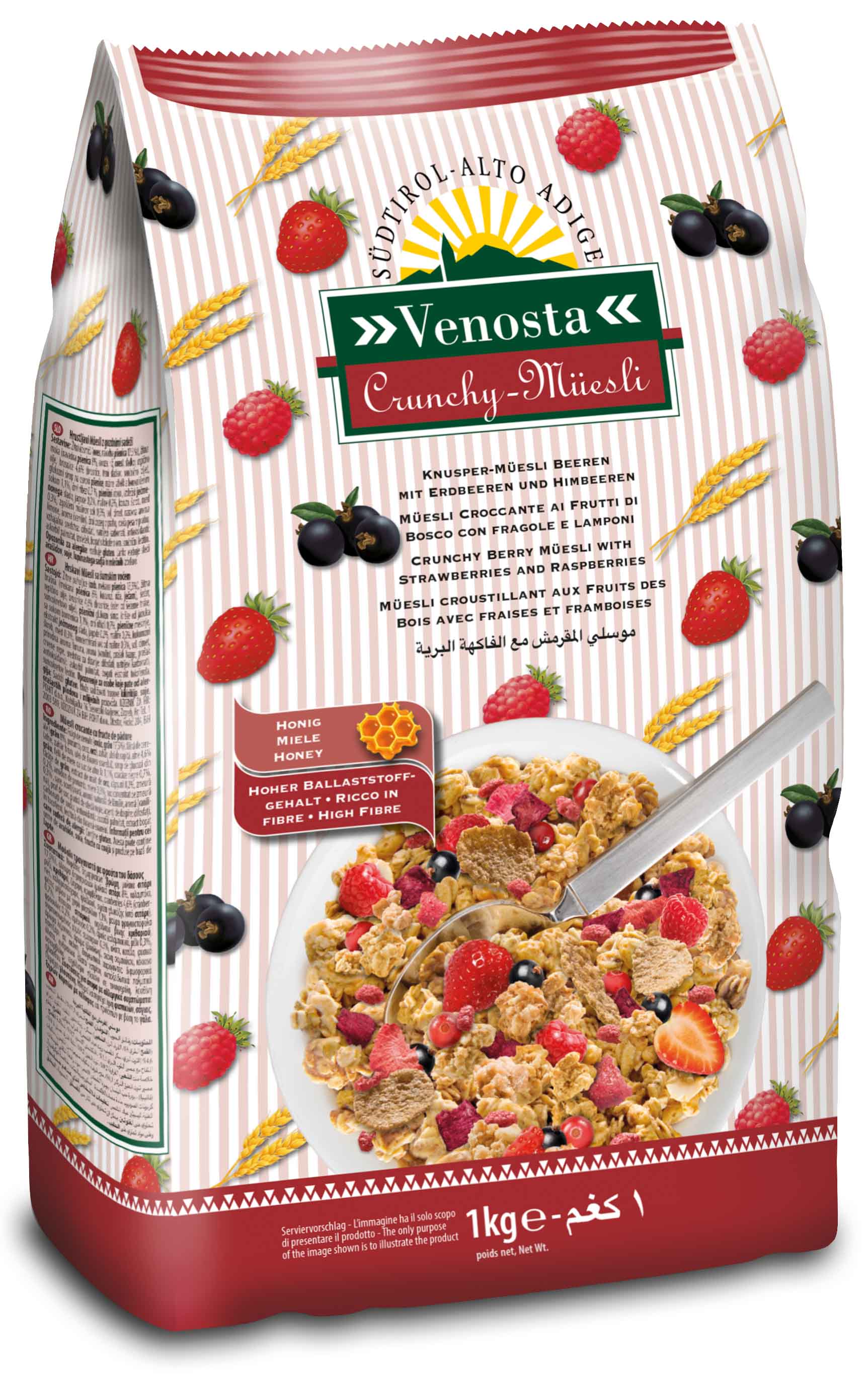Knusper Müsli mit Beeren Venosta 1kg 1