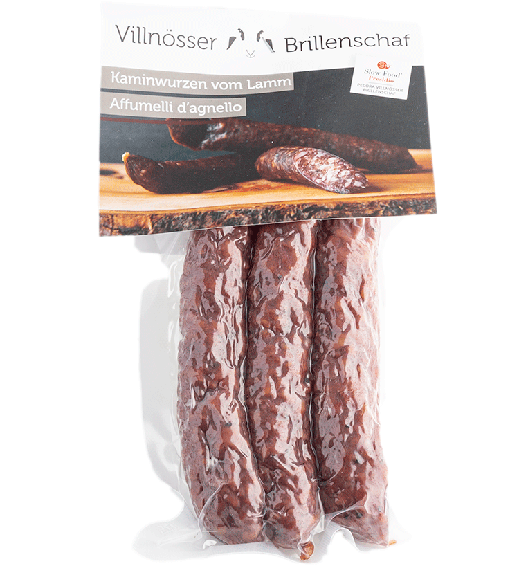 Lammkaminwurzen Villnösser Brillenschaf 4