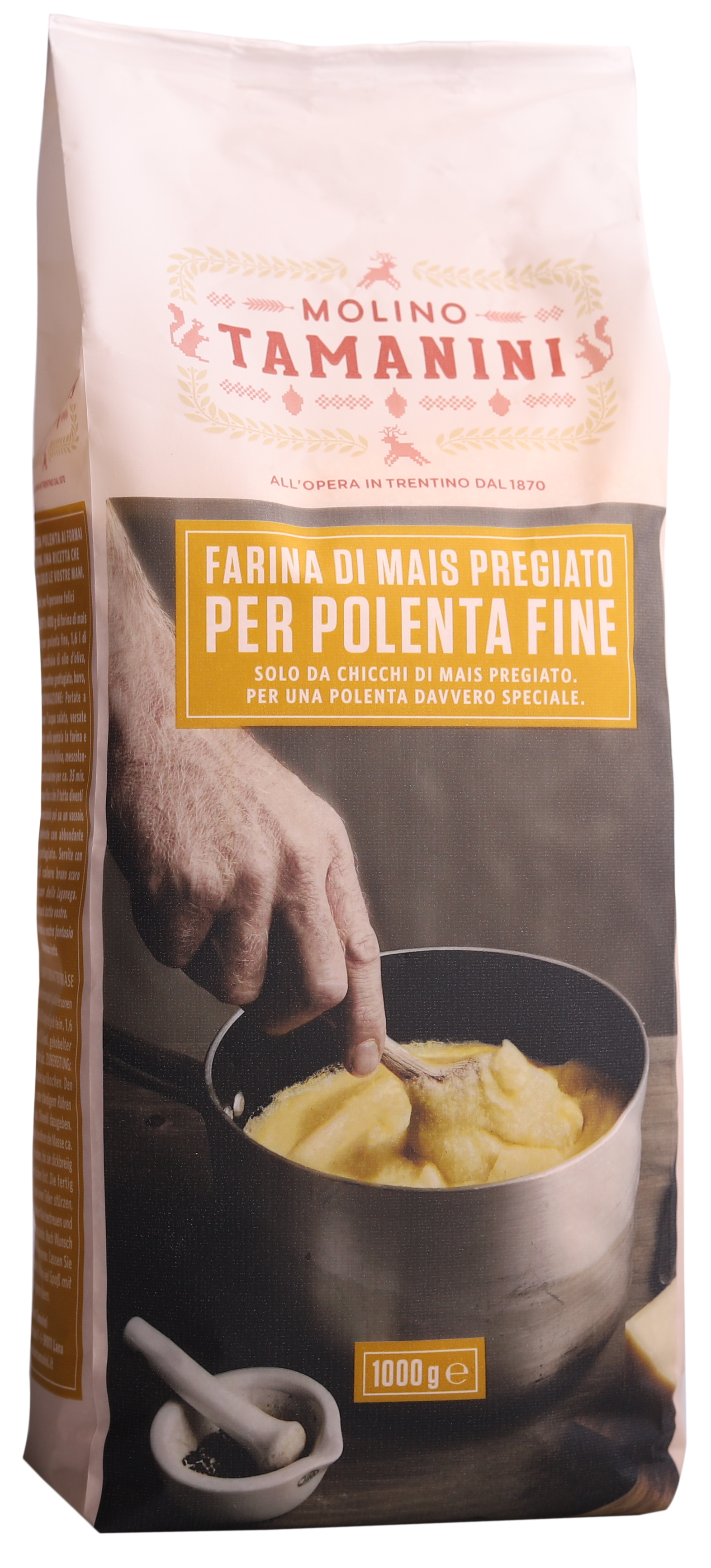 Maisgrieß gelb fein für Polenta 1