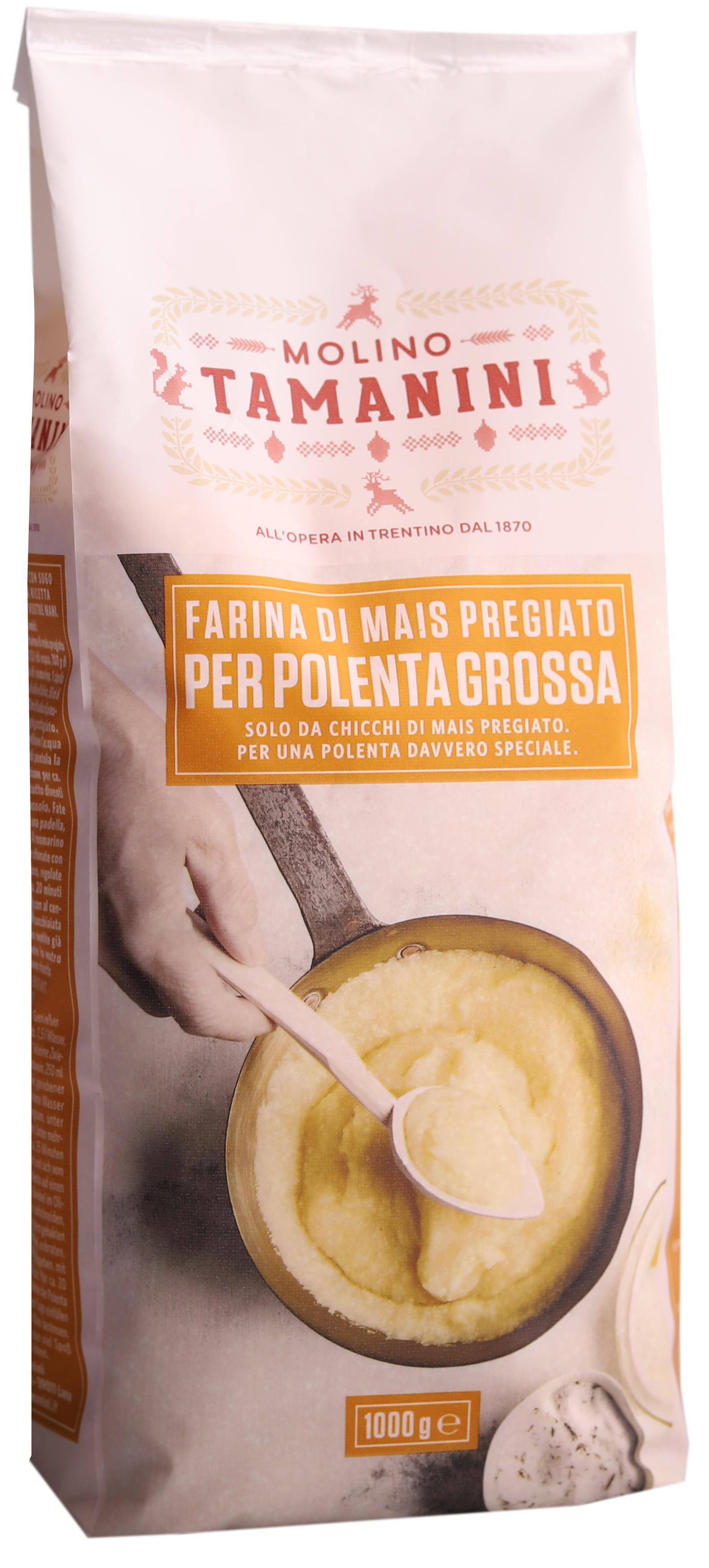 Maisgrieß gelb grob für Polenta 1