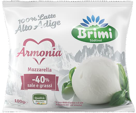 Mozzarella Armonia -40% Salz & Fett 1