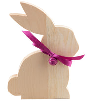 Osterhase aus Zirbenholz 1