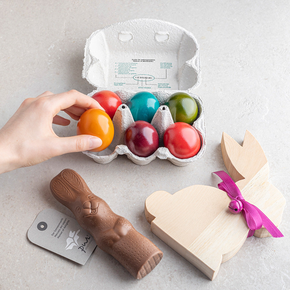 Osterhase aus Zirbenholz 3