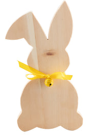 Osterhase aus Zirbenholz groß 1