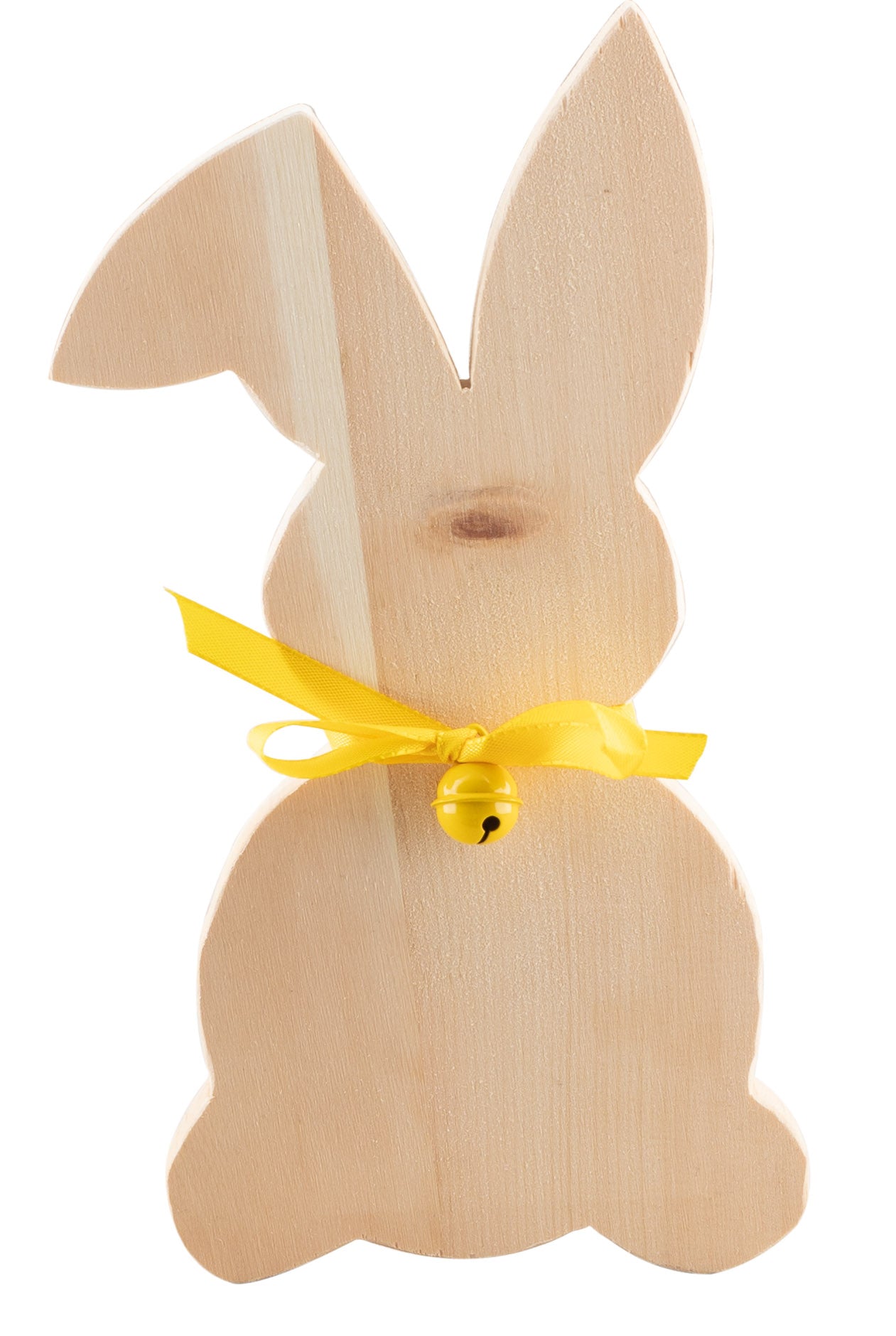 Osterhase aus Zirbenholz groß 1