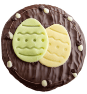Osterkeks mit Schokolade überzogen  1