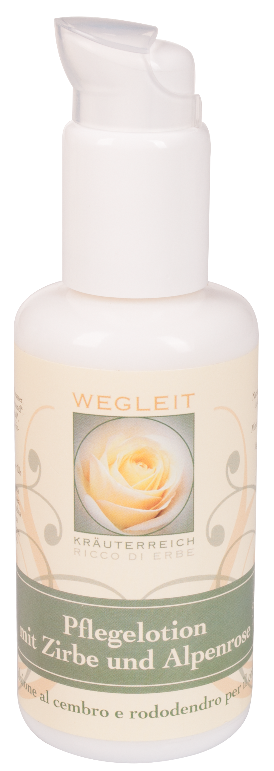 Pflegelotion mit Zirbe und Alpenrose Bio 1