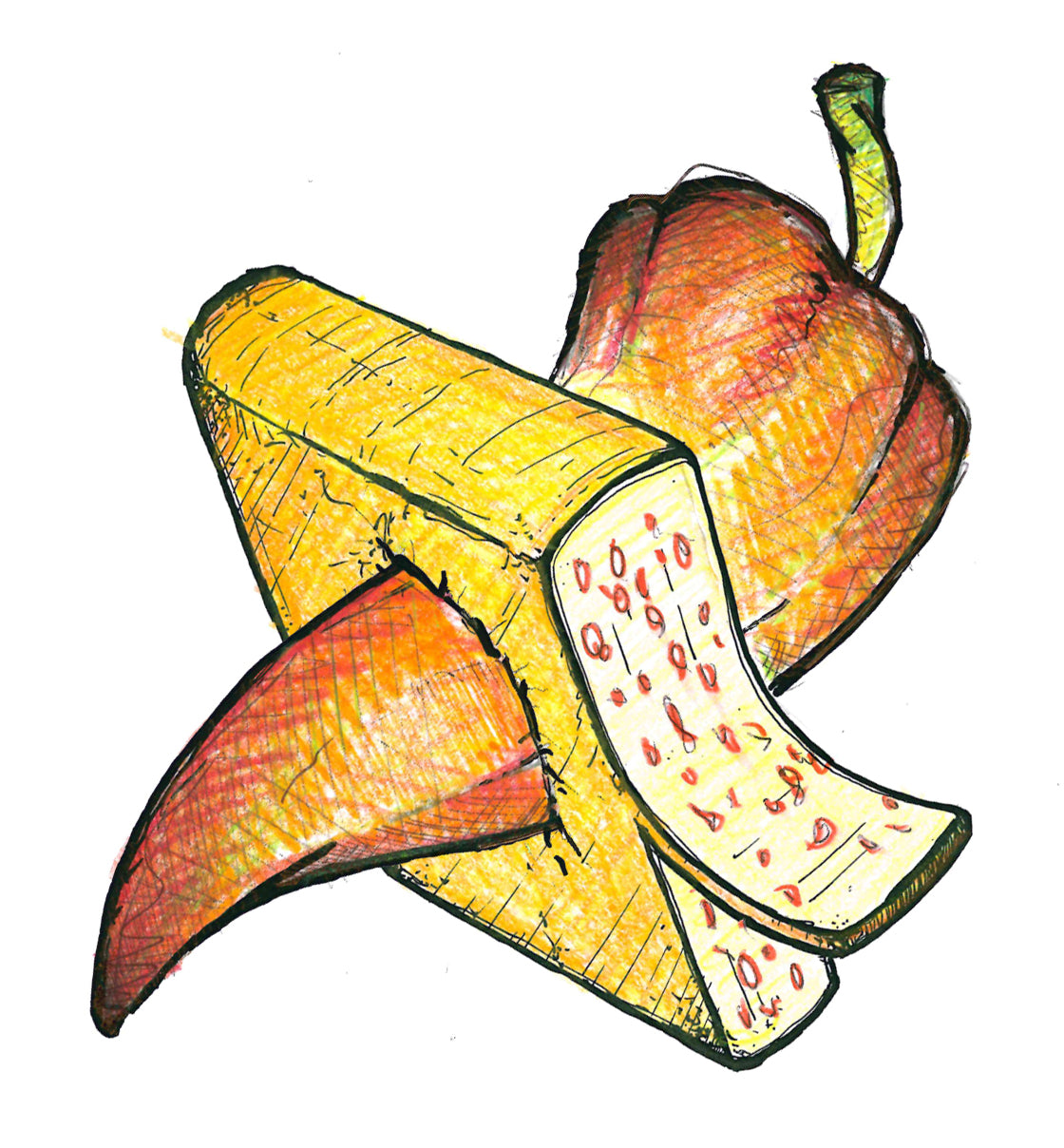 Raclette schwarzer Chili, 2 Scheiben 1