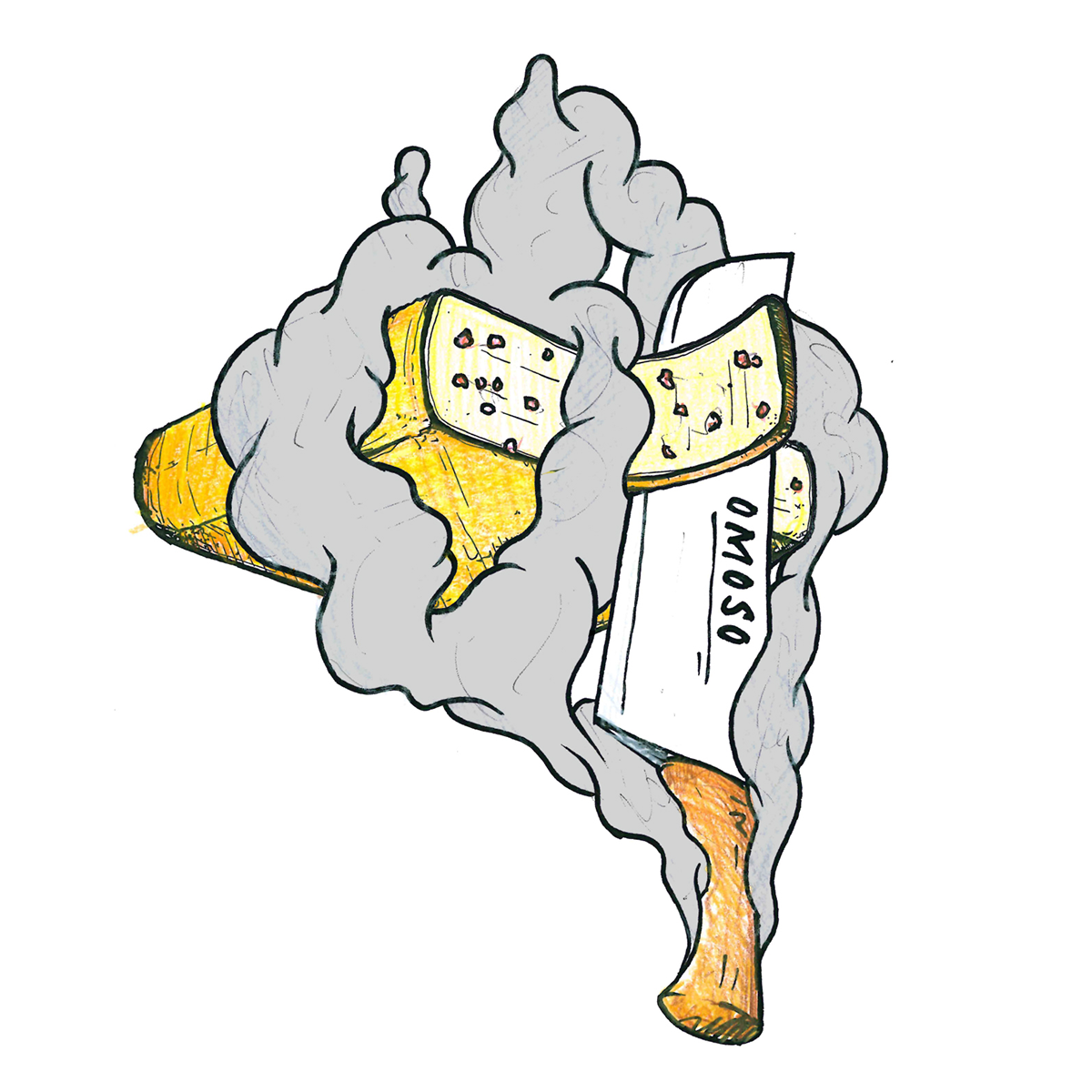 Raclette Speck Rauch, 2 Scheiben 1