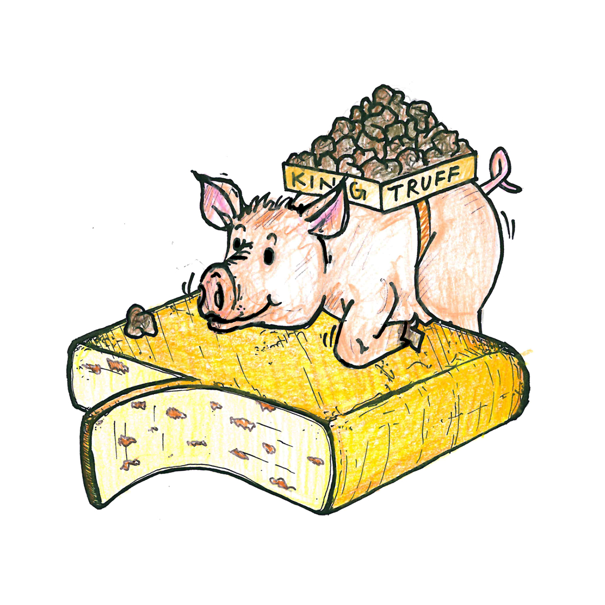 Raclette Trüffel, 2 Scheiben 1