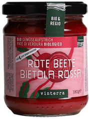 Rote Beete mit Peperoncino Aufstrich Bio 1