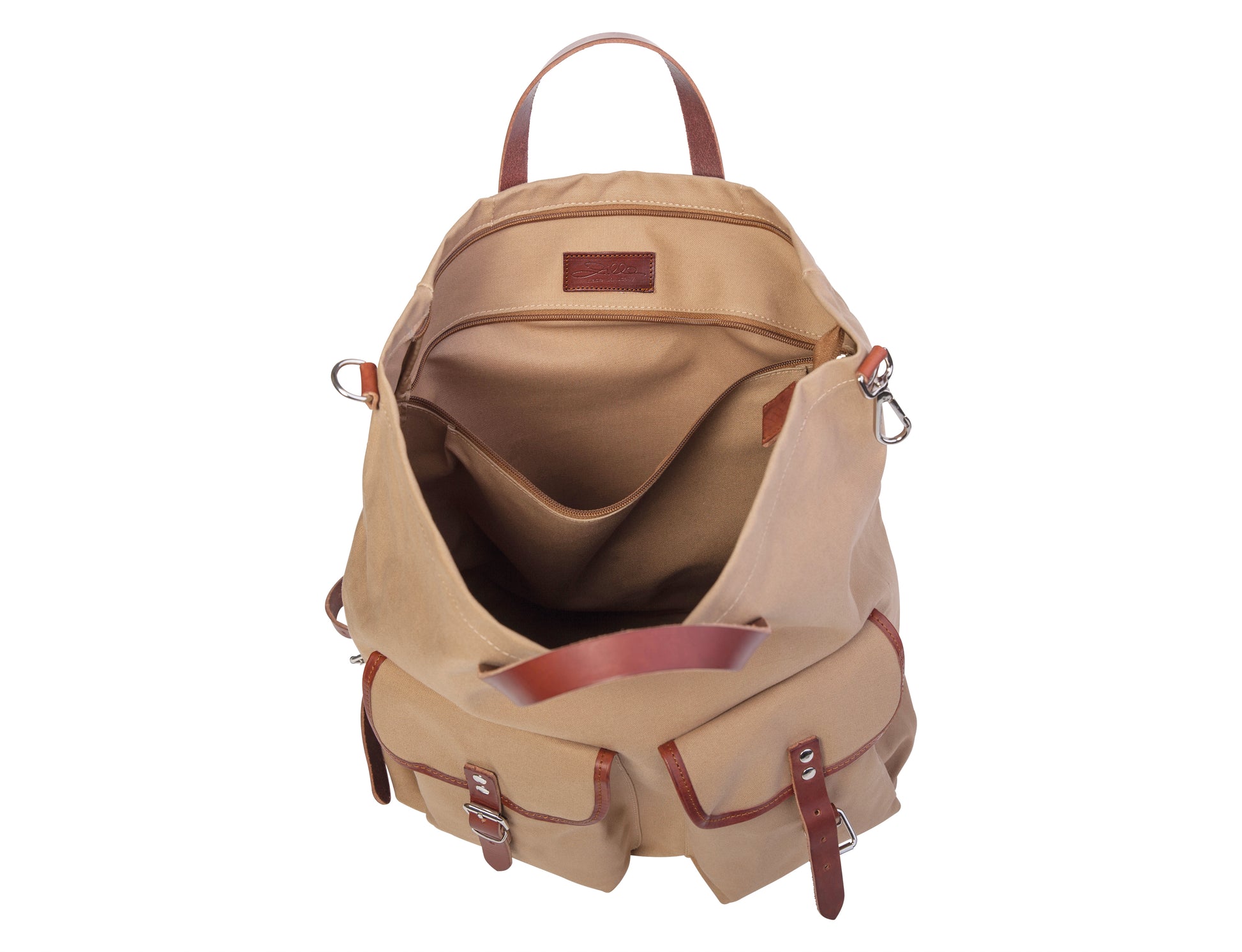 Rucksack / Tasche beige "Zilla" 3