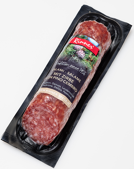 Salami mit Zirm 1/2 vak. 1