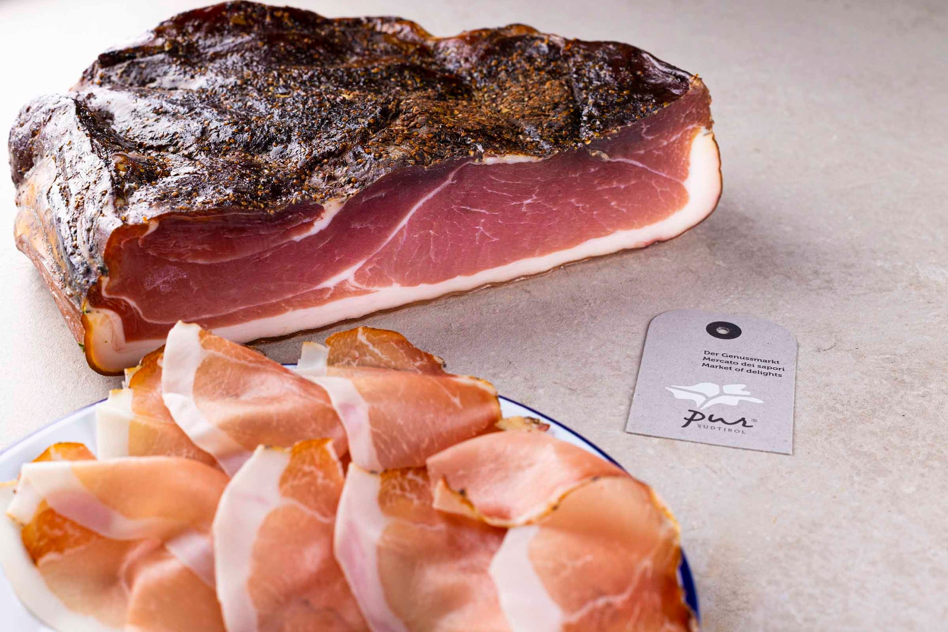 Speck ohne Pökelsalz Mittelstück 3